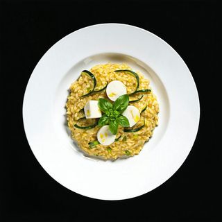 Risotto scamorza e zucchine