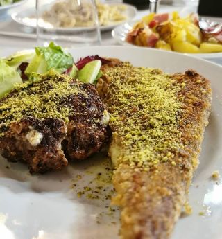 Tramezzino al pistacchio Philadelphia