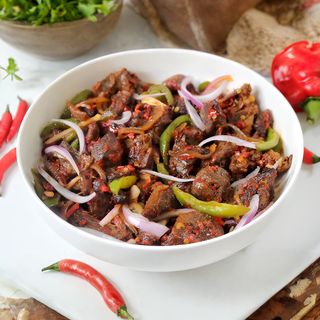 Peppered Goat Meat