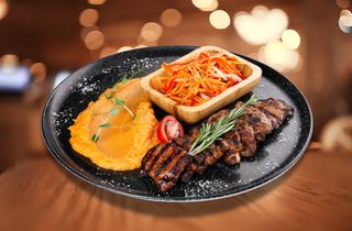 Свински медальони Шанхай на BBQ с джинджифил и соева глазура