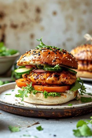 Spicy Tandoori Burger