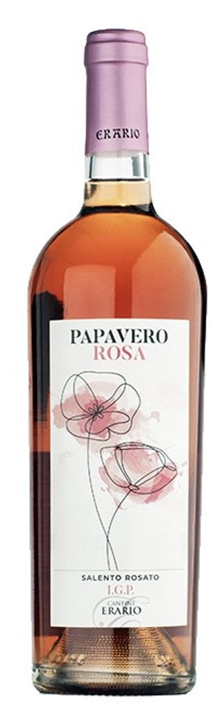 Papavero Rosa Salento Rosato I.G.P-Erario 75 cl