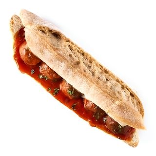 4- Panino con polpetta di cavallo al pistacchio