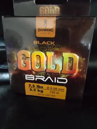 Browning fir textil Gold black 0.08mm 150m