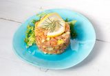 Tartare De Saumon Crevette