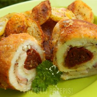 Kotlet  wenecki zestaw z  suszonymi pomidorami i mozzarellą 150g