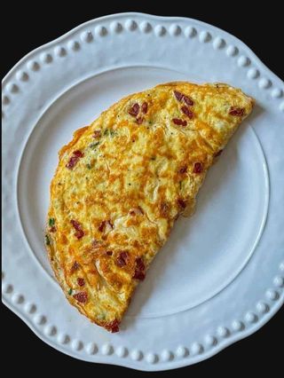 Omelette Charcuterie Fromage