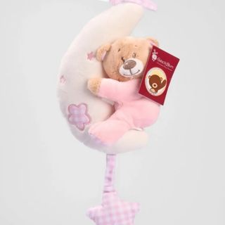 Osito Rosa Colgado En La Luna 