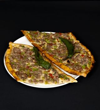 Pide With Diced Meat
