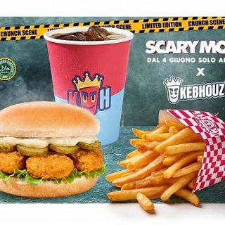 Scary Chicken Burger Menu