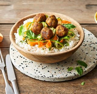 Plato Vegetal Con Arroz