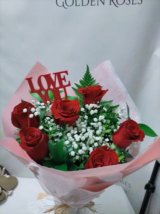 6 Rosas Rojas Freedom