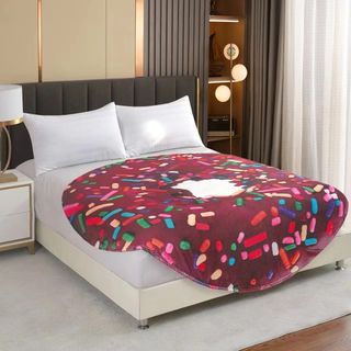 Patura pat, Eurozep, model gogoasa, dimensiune 180cm x 180 cm, pufoasa