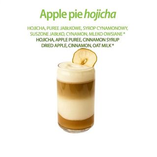 Hojicha Apple Pie can