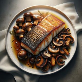 Ryba z pieczarkami 250g