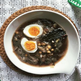 Sopa De Alga Y Huevo
