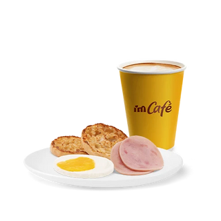 Combo Биг Брекфаст бокс с яйцом и ветчиной