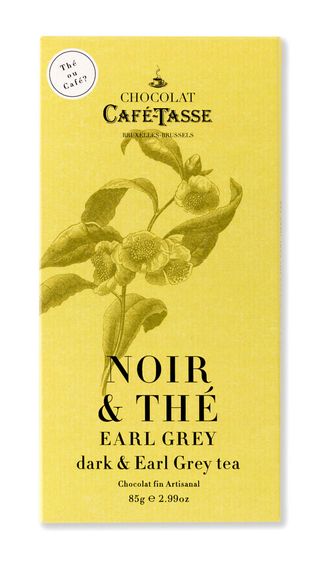 Café-Tasse белгийски шоколад - черен с чай Ърл Грей (85г)