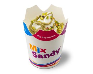 Sandy + salsa y topping ¡A tu gusto!