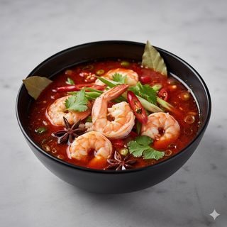 100 - Scodella di fuoco con gamberi 干锅虾仁