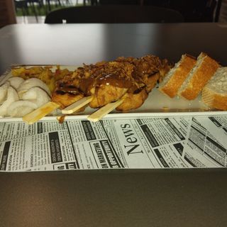 Saté de Pollo (pinchos)