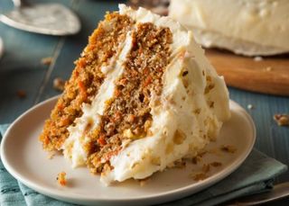 Tarta de zanahoria (porción)