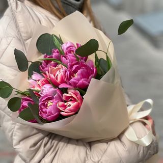 Букет з 11 тюльпанів мікс