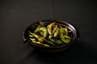 Edamame salteado