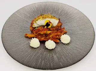 Garganelli Con Lomo De Bacalao Con Costra