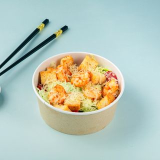 Салат "Цезарь" с креветкой