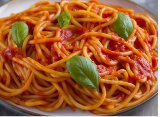 Spaghetti al pomodoro e basilico