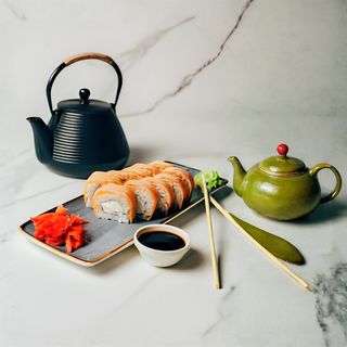 Ролл "Филадельфия" запеченная (10 шт.)