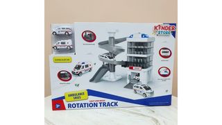 Паркинг Скорая помощь в комплекте 2 метал машинки