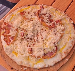 Pizze Bianche Carbonara 