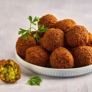 Plato de Falafel Casero