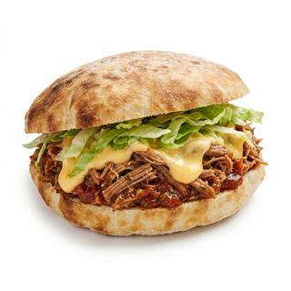 Sandvici pulled pork