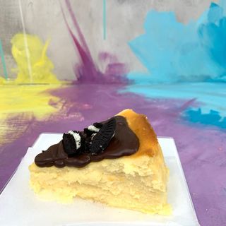 Porcion Tarta De Nutella Y Oreo