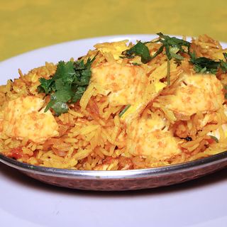 Fry egg biryani