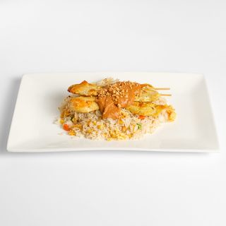 45. Nasi satay