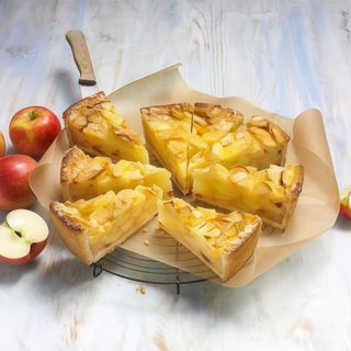 Tarta de manzana (porción)