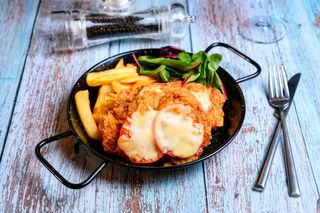 Snițel șicilian de porc