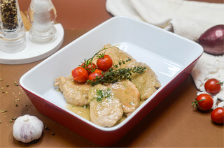 Oala cu cotlet de porc cu rozmarin si usturoi 800gr