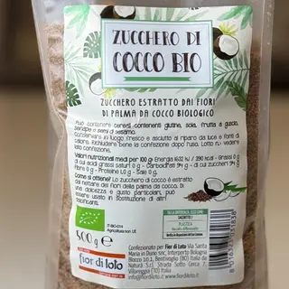 Zucchero di cocco 500gr Fior di loto 
