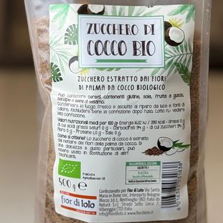 Zucchero di cocco 500gr Fior di loto 