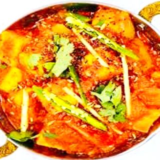 Paneer Karai com Arroz