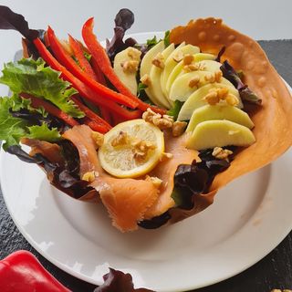 Salada Salmão e Maçã verde