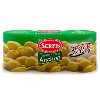 Serpis aceituna 3 latas (120 g.)