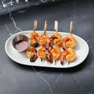 Brochettes De Crevettes