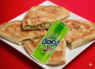 Combo Boga : Chapati Géant + Canette Boga au choix.