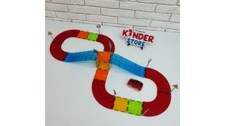 Магнитный конструктор с треком 19 деталей